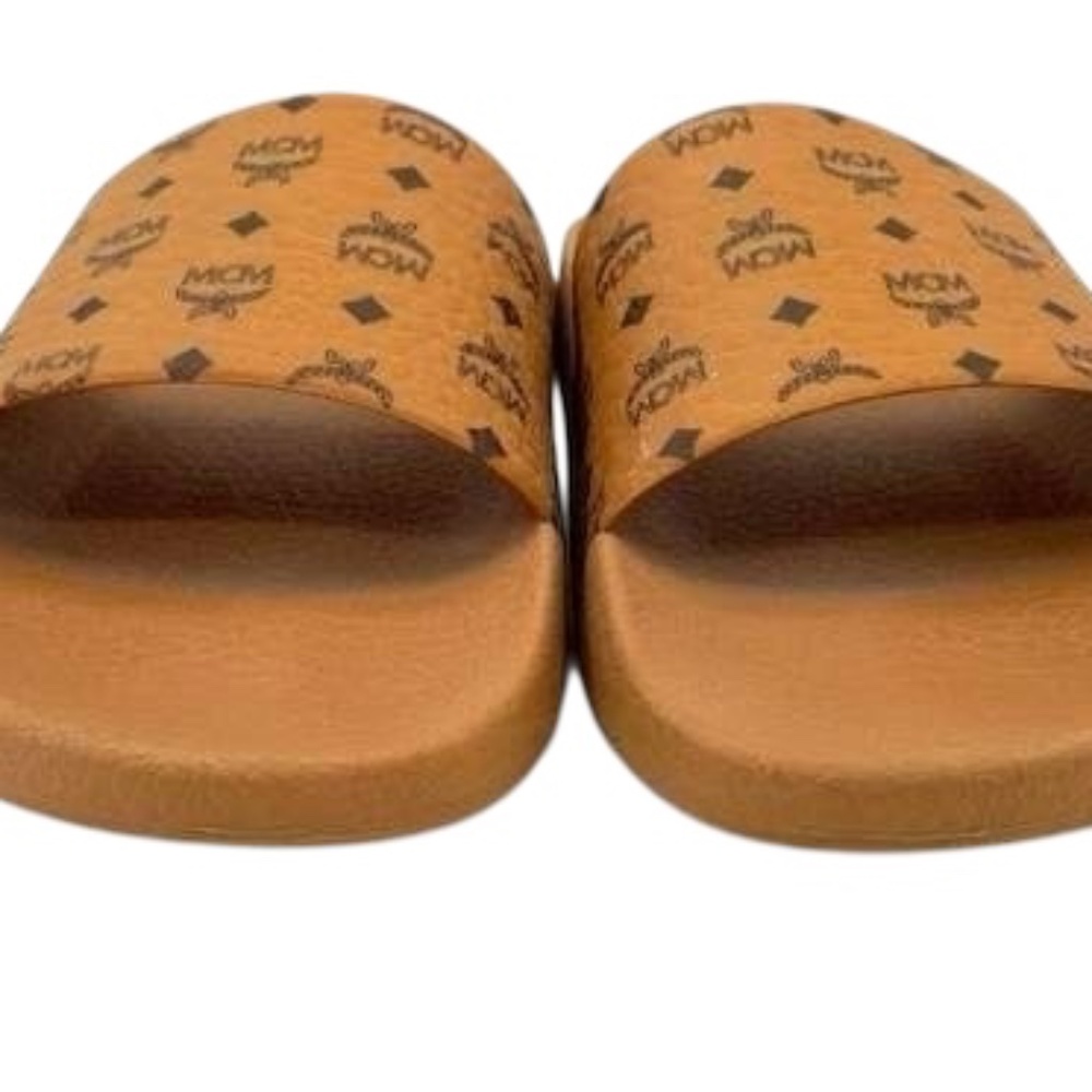 Monogram Mcm Print Rubber Slides - image 4